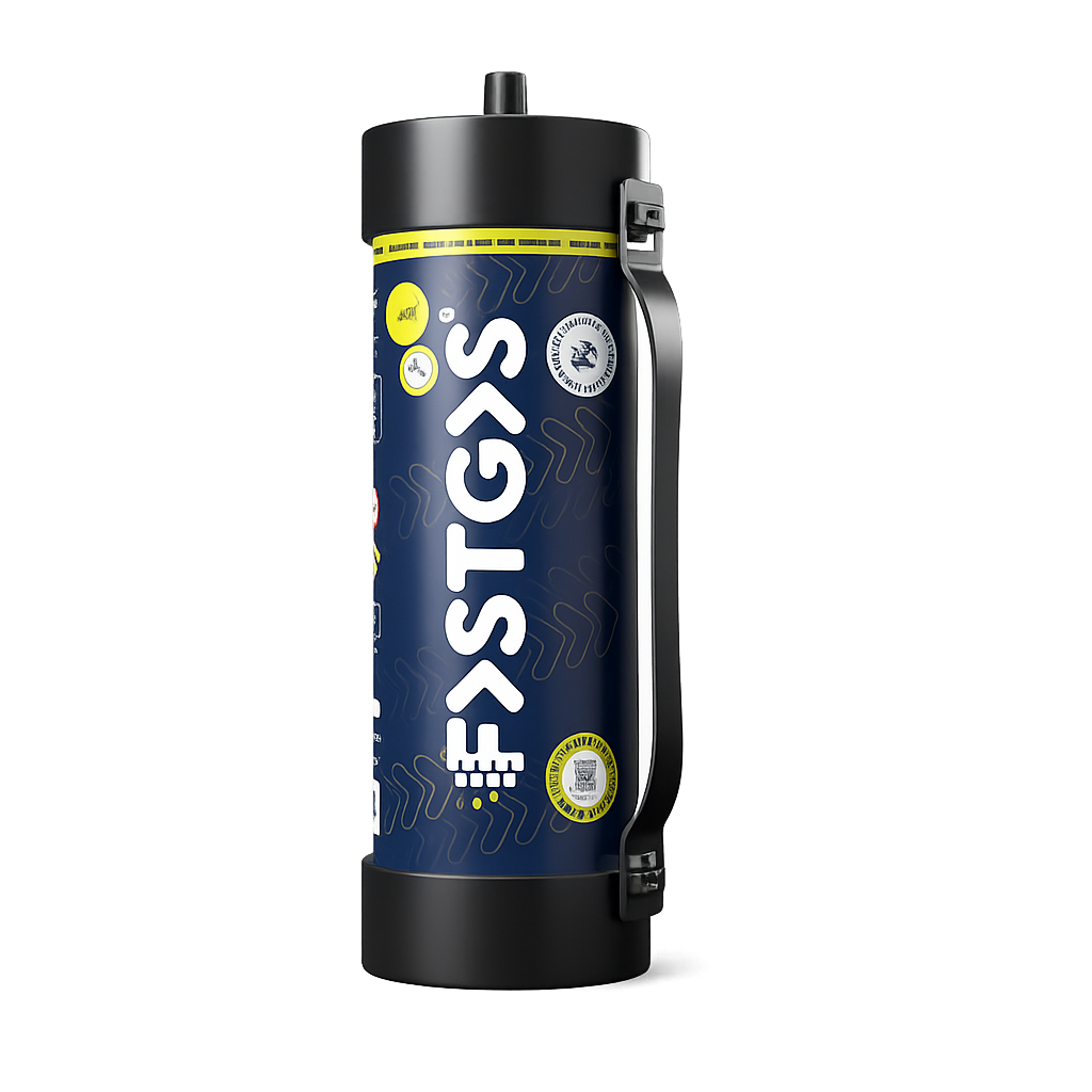 Fastgas 2KG Wegwerp Tank lachgastank